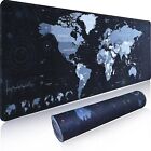 Gaming Mouse Pad XL XXL with World Map(31.5 x 11.8in), Desk Mat&Large Mouse P...