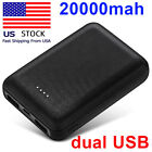 Power Bank 20000mah 2USB Charger External Portable Battery Backup For Cell Phone