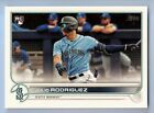 2022 Topps 659 Julio Rodriguez RC Image Variation SP Mariners Rookie Card