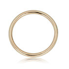 AVORA 10K Yellow Gold Plain Band Stackable Ring- Size 1- 8