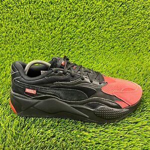 Puma RS-X3 Mens Size 10.5 Black Pink Athletic Running Shoes Sneakers 386515-01