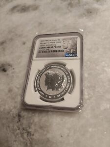 2021 PM BV Islands Morgan To Peace 100th Anniversary NGC GEM REVERSE PROOF...