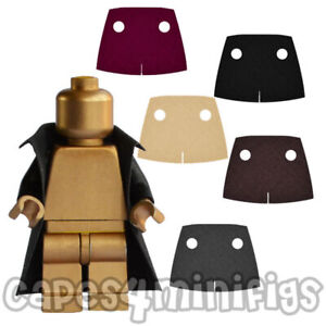 3 CUSTOM polycotton Trench coat/capes for your Lego starwars minifig. NO MINIFIG