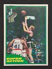1981-82 Topps Super Action Larry Bird 2nd Year East #101 Celtics HOF