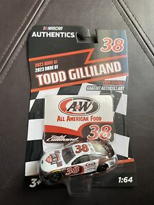 TODD GILLILAND #38 A&W 1:64 NASCAR AUTHENTICS DIE CAST 2023 WAVE 1 BRAND NEW