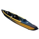 Inflatable Kayak 2 Person High Speed Heavy Duty Yellow Fishing Boat w Set Of Acc
