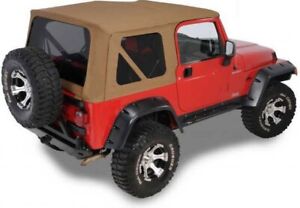 Replacement Soft Top with Tinted Windows for 97-06 Jeep Wrangler TJ