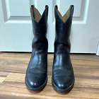 Ariat Cowboy Boots Mens 10.5D Black Sedona Western Full-Grain Leather Stitched