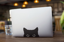 Peeking Black Cat Cool Decal Sticker for Cars, Windows, Laptop, Notebook 5