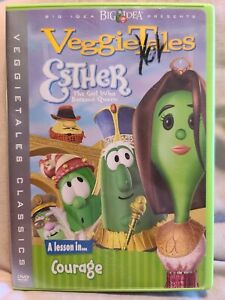 SHELF00L DVD tested~  Veggietales - Esther the girl who became Queen