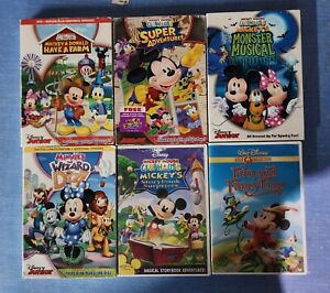 New ListingLot of 6 Mickey Mouse Clubhouse DVDs-Storybook, Monster Musical, Wizard Of Dizz.