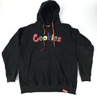 Cookies SF Hoodie Adult Mens XL Extra Large Black Rainbow Spell Out Logo Rare