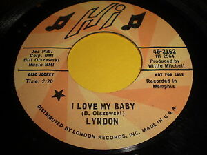 New ListingLyndon - I Love My Baby / The Very First Time 45 - Soul