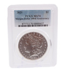 2021 (P) Morgan Dollar PCGS MS70  100th Anniversary Label