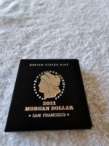 🌀2021–S $1 Morgan Silver Dollar – San Fran Mint Mark - w/Box OGP & COA – 21XG🌀