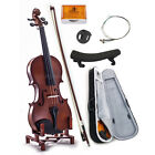 New WOODEN Student Violin VN101 1/8 Size w Case Bow Rosin String *GREAT GIFT*
