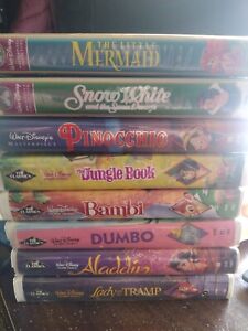 Disney VHS movies lot of 8