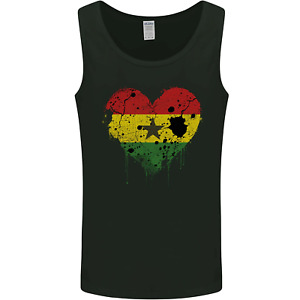 Love Ghana Flag Ghanaian Day Football Mens Vest Tank Top