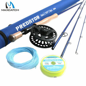Maxcatch Saltwater Fly Rod Combo  8/9/10WT Fly Fishing Rod & Fly Reel &Line Kits
