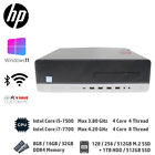 HP 800 G3 Desktop i5 i7 7th CPU/32GB RAM/ 512GB SSD HDMI WiFi Custom Windows 11