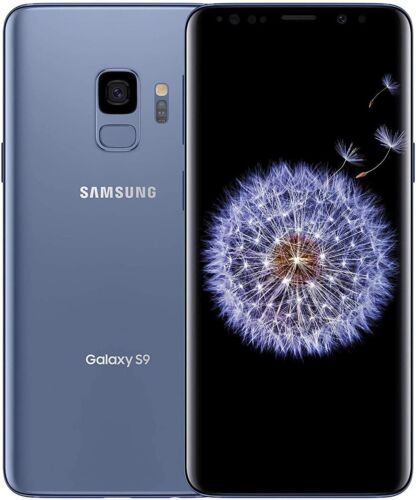 Samsung Galaxy S9 SM-G960F/DS DUAL SIM 256GB Blue (FULLY Unlocked) Open Box A++