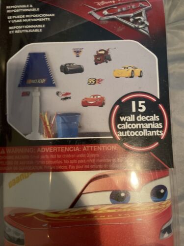 Disney Pixar Cars 3 Peel and Stick Wall Decals RoomMates RMK3353SCS