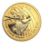 2017 1 oz $200 Canada Canadian Elk Gold Coin Rare (BU)