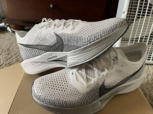 Nike ZoomX VaporFly Next% 3 White Particle Grey BRAND NEW DS sz 13 NEW