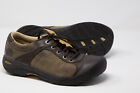 Men's Keen Finlay Brown Walking Hiking Oxford Leather Shoes Sz 10.5