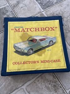 MATCHBOX COLLECTOR CASE 1968 Original 24 cars