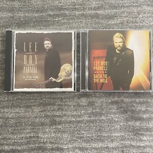 Lot of 2 Lee Roy Parnell CDs We All Get Lucky Sometimes & Back to the Well