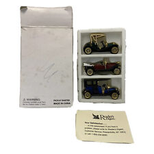 Diecast Cars Lot of 3: Old Model T Type, No. HF9085, HF9086 & HF9087 EUC Boxed!