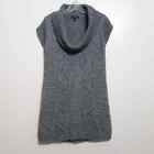 Express sweater dress cable knit gray sz S layering acrylic merino wool blend