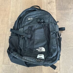 The North Face Recon Black Hiking School College Backpack Outdoors Camp