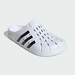 Adidas Adilette Clogs Superstar White Black Slip-On Swim Clog Sandals FY8970