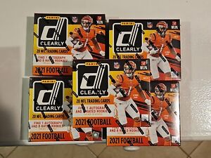 2021 DONRUSS CLEARLY FOOTBALL FACTORY SEALED HOBBY BOX LAWRENCE FIELDS RC