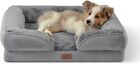 Orthopedic Bed for Medium Dogs - Waterproof Dog Sofa Bed Medium, Grey