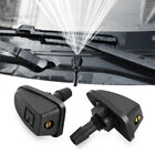 2Pcs Car Windscreen Water Spray Jets Washer Nozzles Adjustable Accessories Black (For: 2022 Kia Sportage)