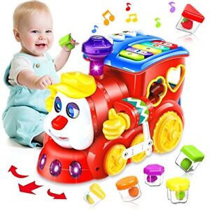 Baby Toys 12-18 Months Musical Train Kids Toys for 1 2 3 4+ Year Old Boys Gir...