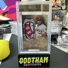 2021 Topps Dynasty Mike Trout Auto Patch Silver Variation POP 1 BGS 9.5/10 #’d/5