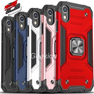 Kickstand Ring Case For Apple iPhone X XR XS Max 7 8 6 6s Plus Shockproof Cover