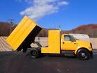 2005 FORD F650 FORESTRY CHIPPER DUMP TRUCK CREW MAN PERSONNEL CARRIER CAB DIESEL