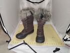 Sorel Joan of Arc Women's Winter Snow Boots Waterproof Leather/Suede Size 8