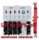 100Pack Universal Rivet Push Clips Retainer Fender Liner Fastener for Car 6 Size (For: More than one vehicle)
