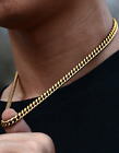 Cadena Cubana Oro 10K Joyeria Cadenas Collar Gargantillas de Hombre