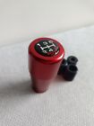 SPOON RED 5SP shift gear knob for HONDA CIVIC TYPE R ACURA ACCORD s2000 RSX SI (For: CRX)