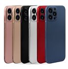 For iPhone 11 12 13 14 15 Pro Max Mini Plus Thin Case Matte Hard Shockproof