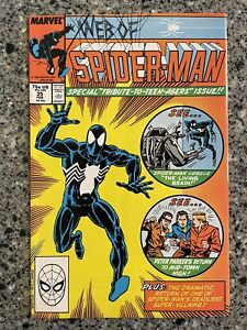 WEB OF SPIDER-MAN #35 FN/VF (Marvel 1988) Black Costume
