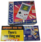 Original Nintendo Game boy Gameboy Box Inserts original Seal 1992
