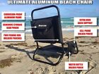 SALE: DELUXE ALUMINUM CHAIR ADJUSTED BACK TO COMFORTABLE SEAT ON SUP KAYAK BOAT